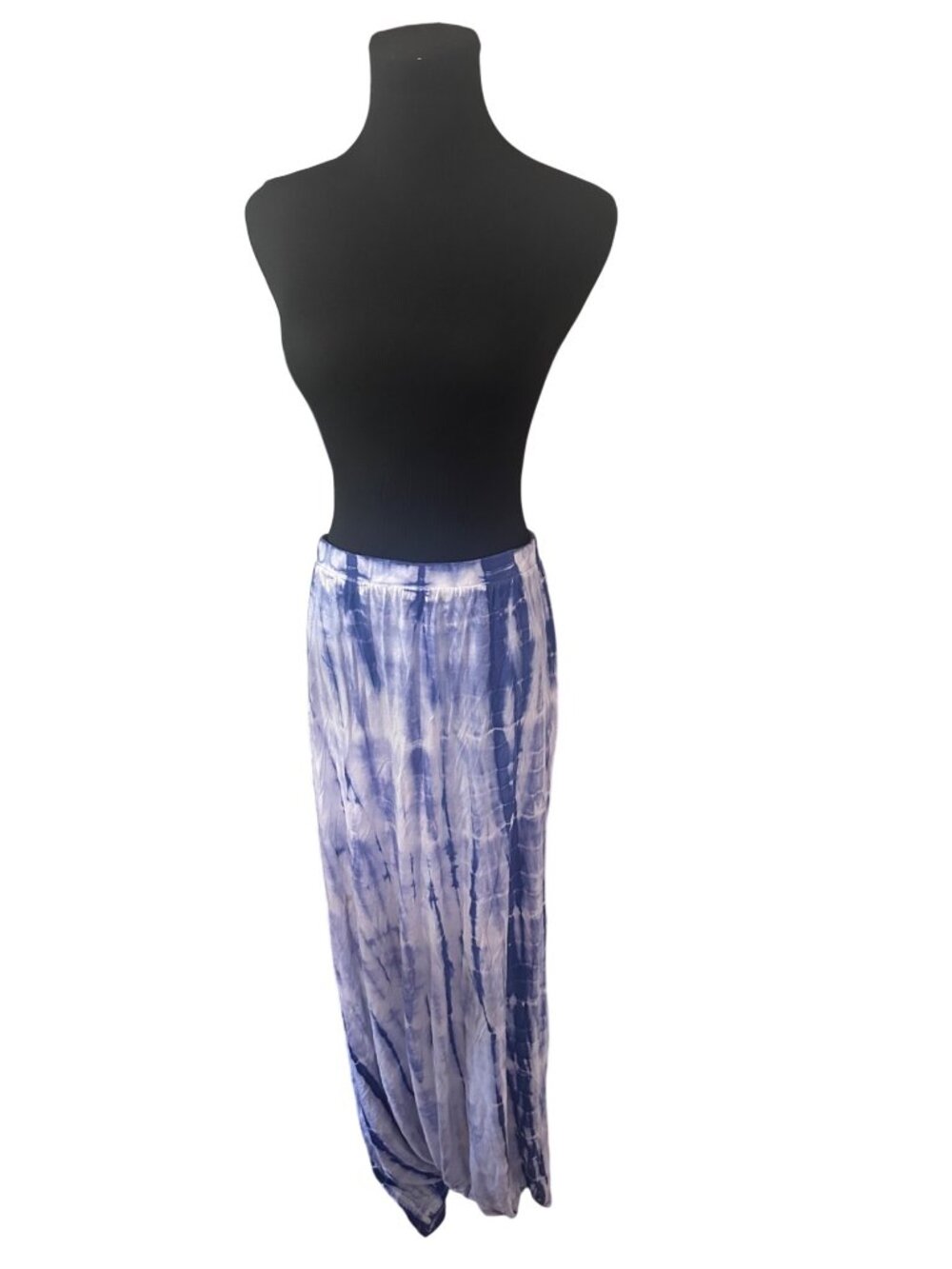 Olive + Oak purple and white tiedye maxi skirt size L